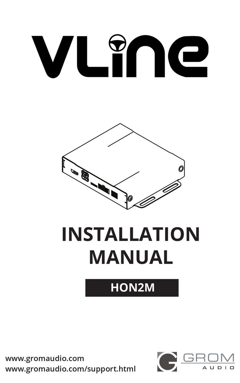 GROM Audio VLINE HON2M User manual