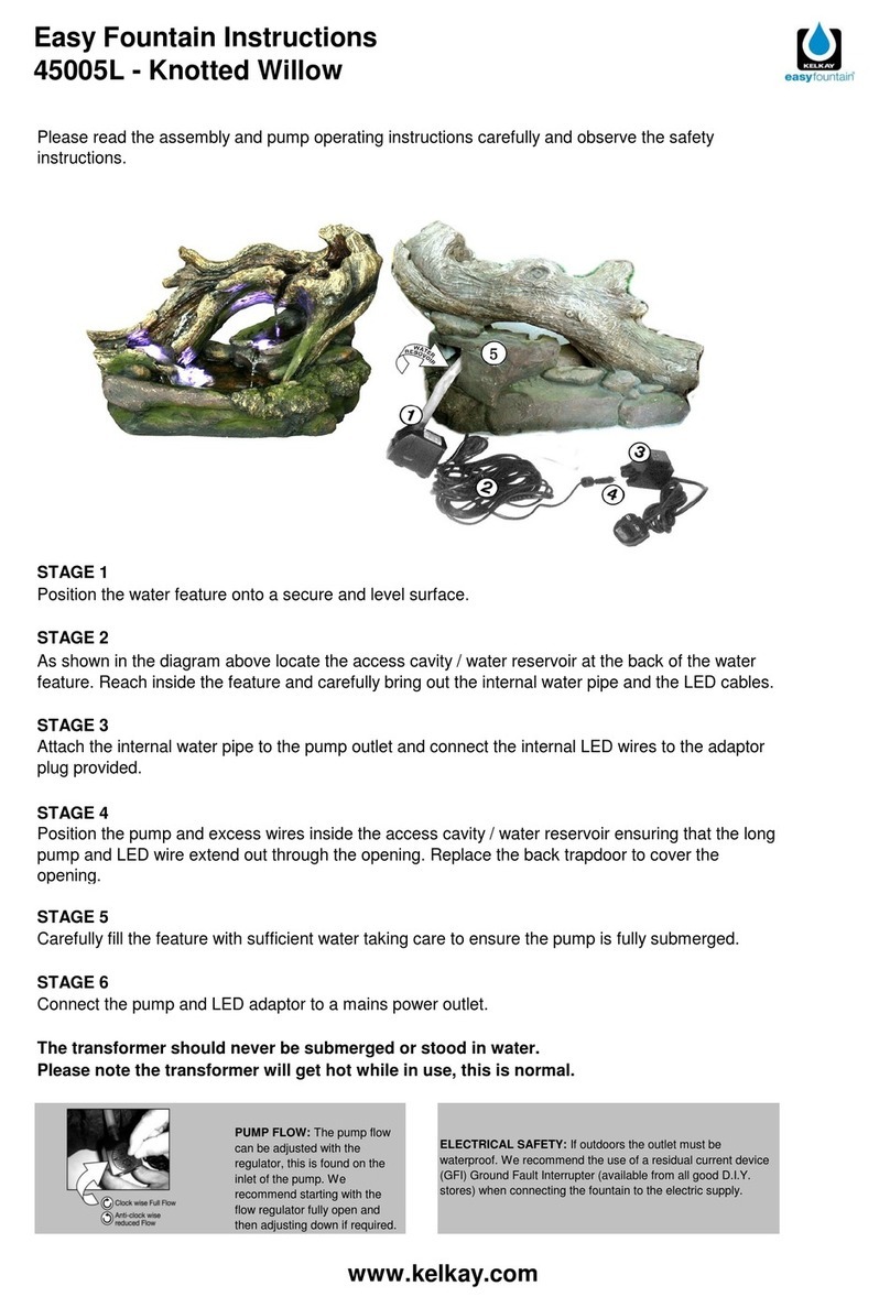Kelkay easyfountain 45005L User manual