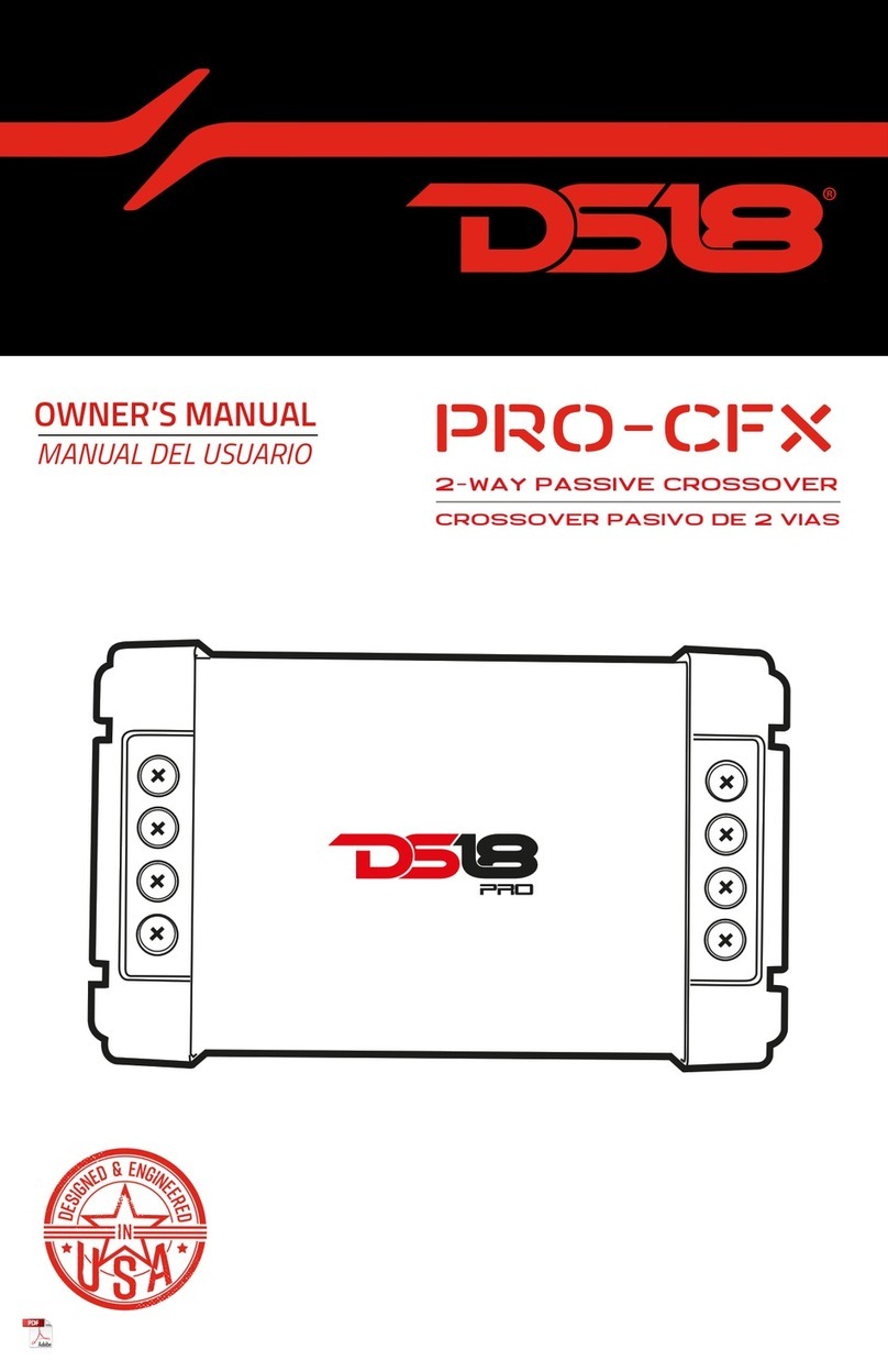 DS18 PRO-CFX owner's manual