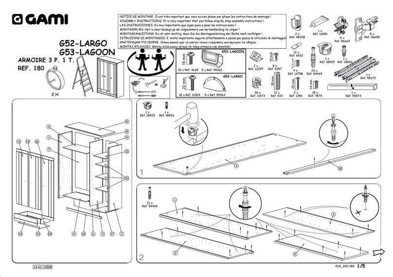 Gami 180 User manual
