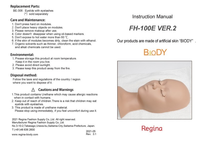 Regina FH-100E VER.2 instruction manual Regina FH-100E VER.2 instruction manual