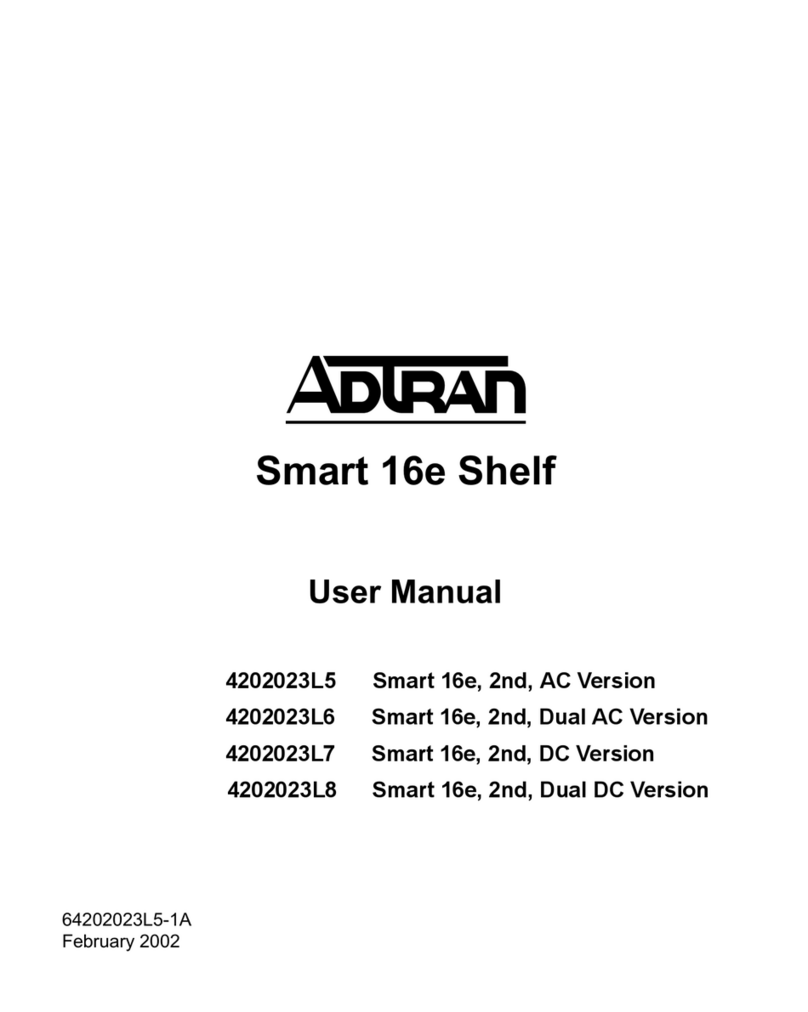ADTRAN 4202023L5 User manual