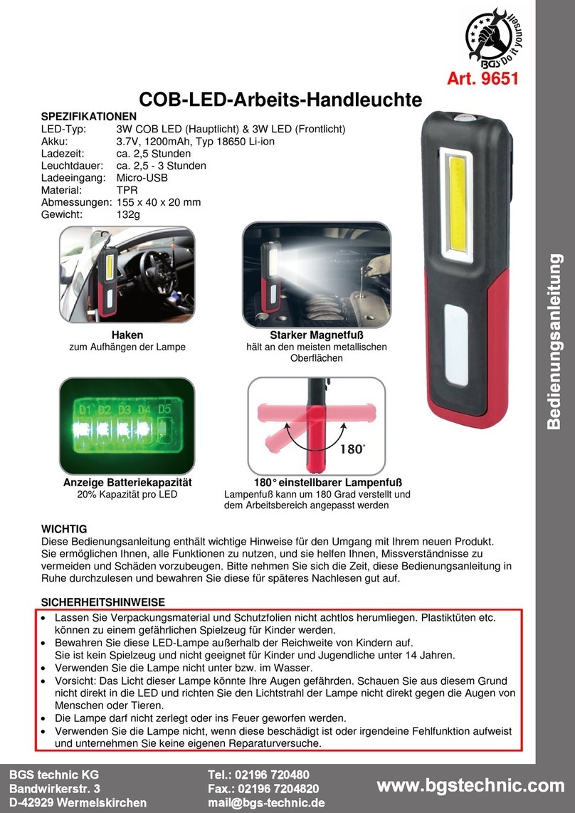 BGS technic 9651 instruction manual
