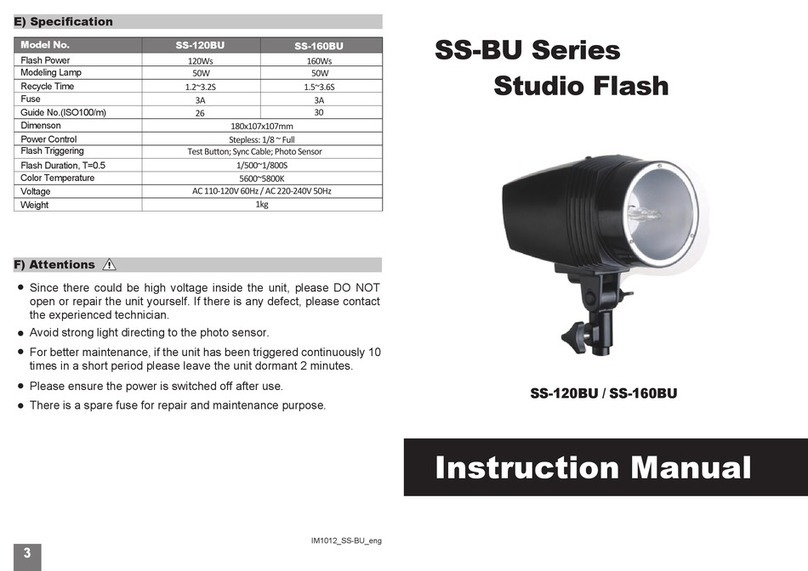 Falconeyes SS-BU Series instruction manual Falconeyes SS-BU Series instruction manual