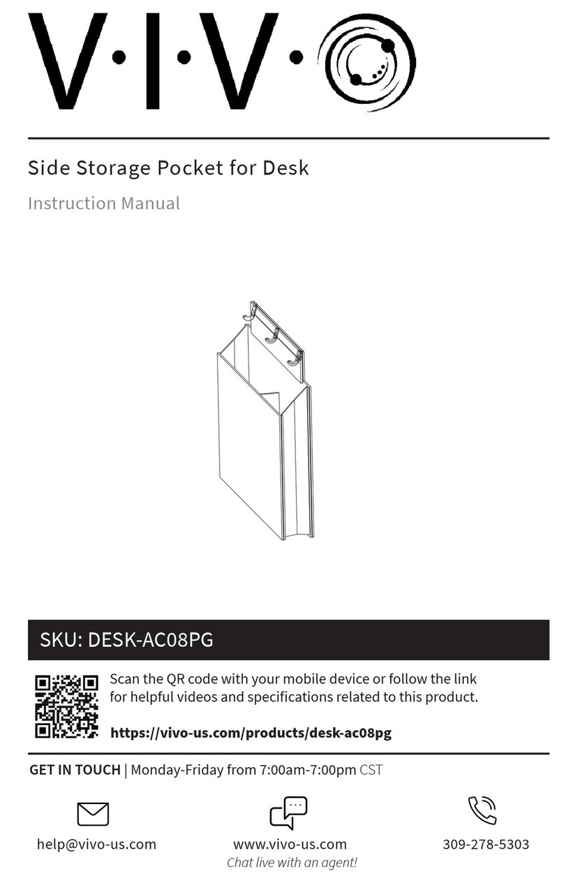 Vivo DESK-AC08PG instruction manual