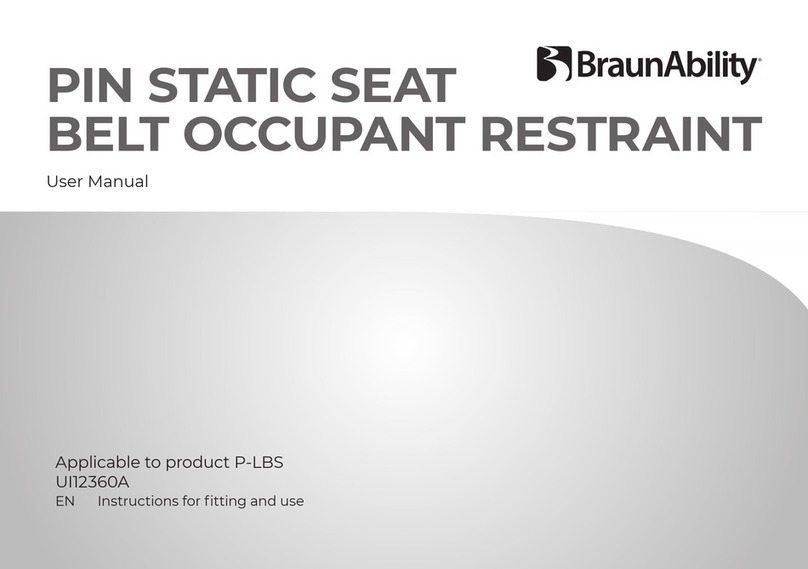 BraunAbility P-LBS User manual