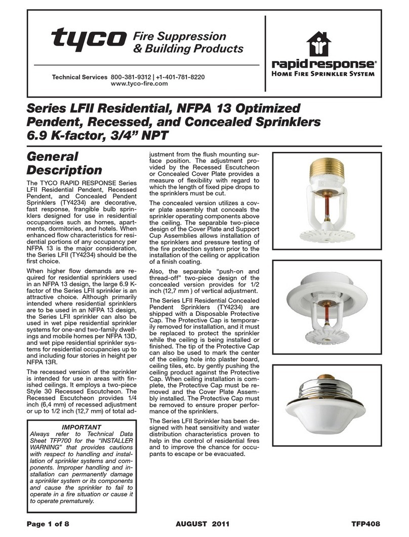 Tyco rapid response LFII Series User manual