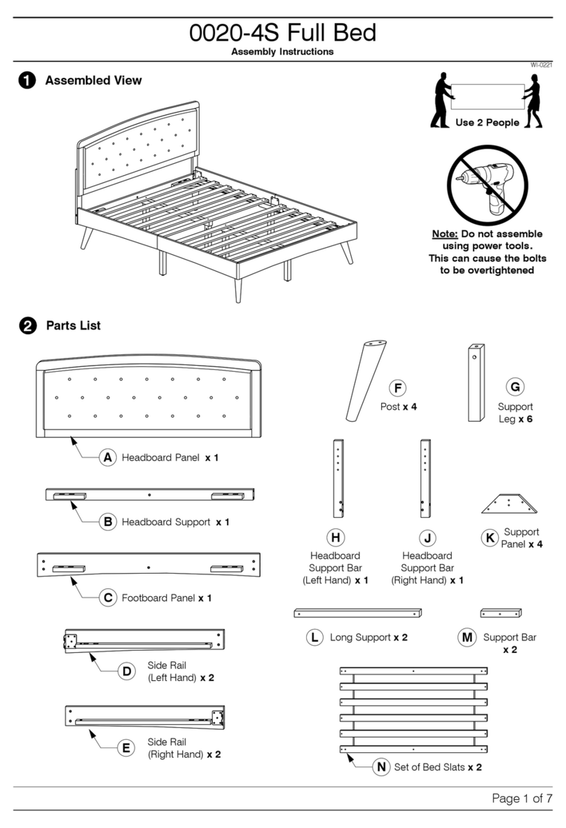 Classy Home 0020-4S Assembly instructions