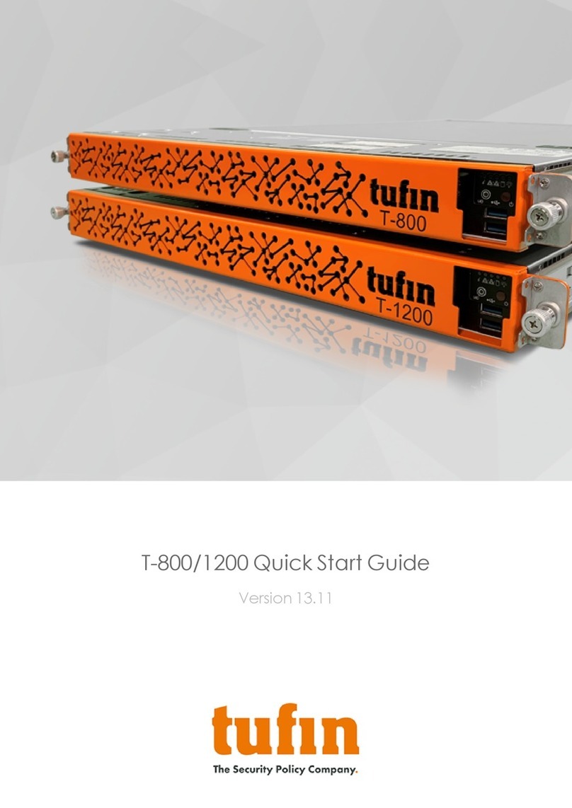 tufin T-800 quick start guide tufin T-800 quick start guide