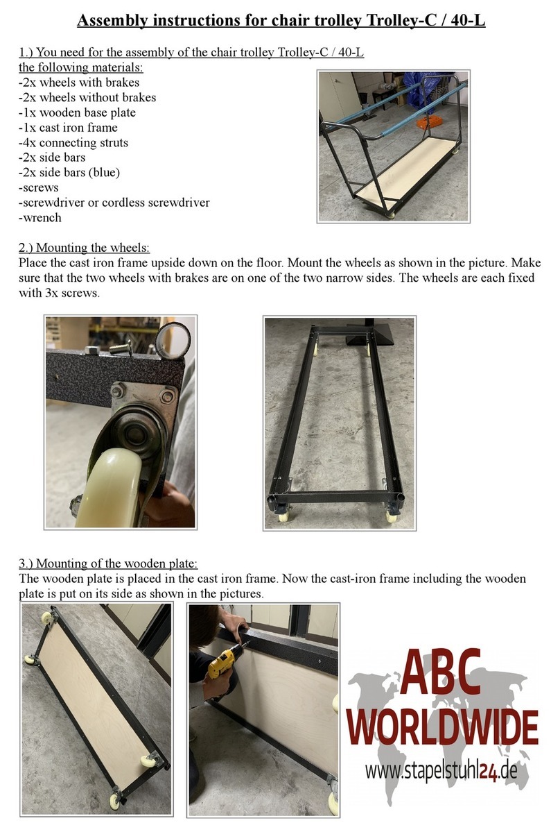 ABC WORLDWIDE Trolley-C Assembly instructions