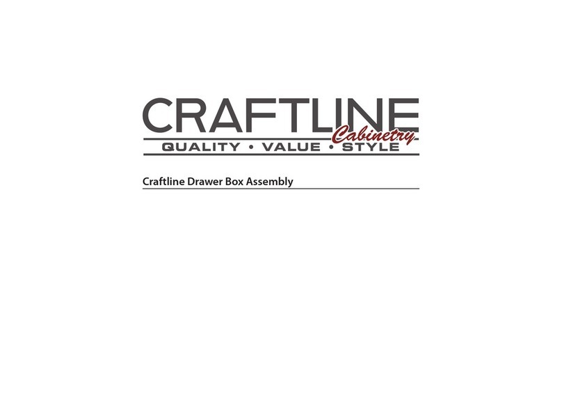 CRAFTLINE Cabinetry Drawer Box Assembly manual CRAFTLINE Cabinetry Drawer Box Assembly manual