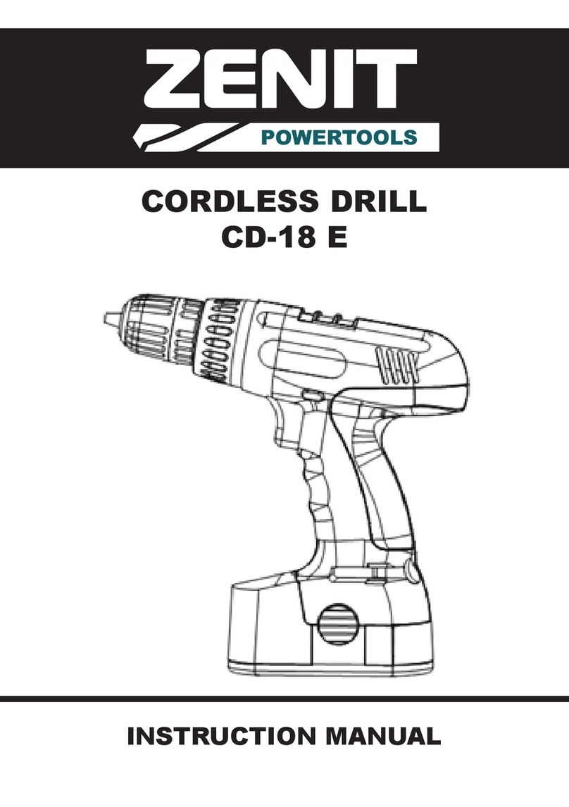 Demix Zenit Powertools CD-18 E instruction manual