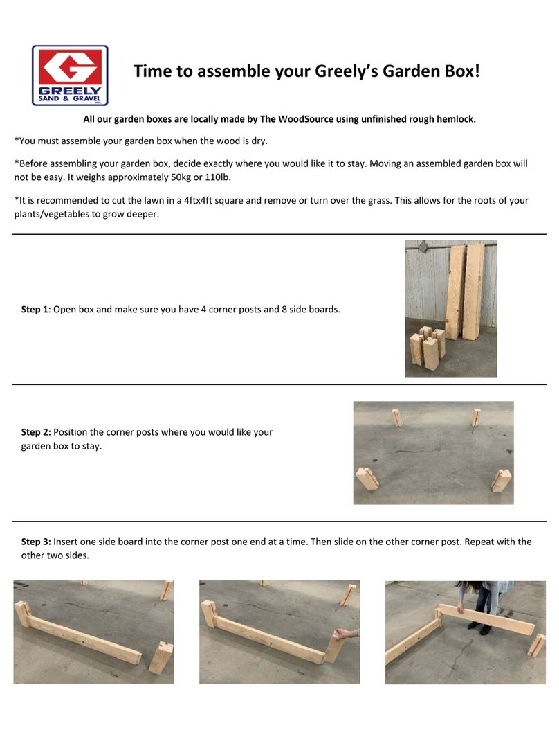 Greely 4x4 Raised Garden Box Assembling