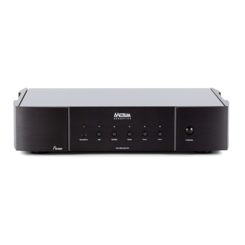Metrum Acoustics PAVANE user manual