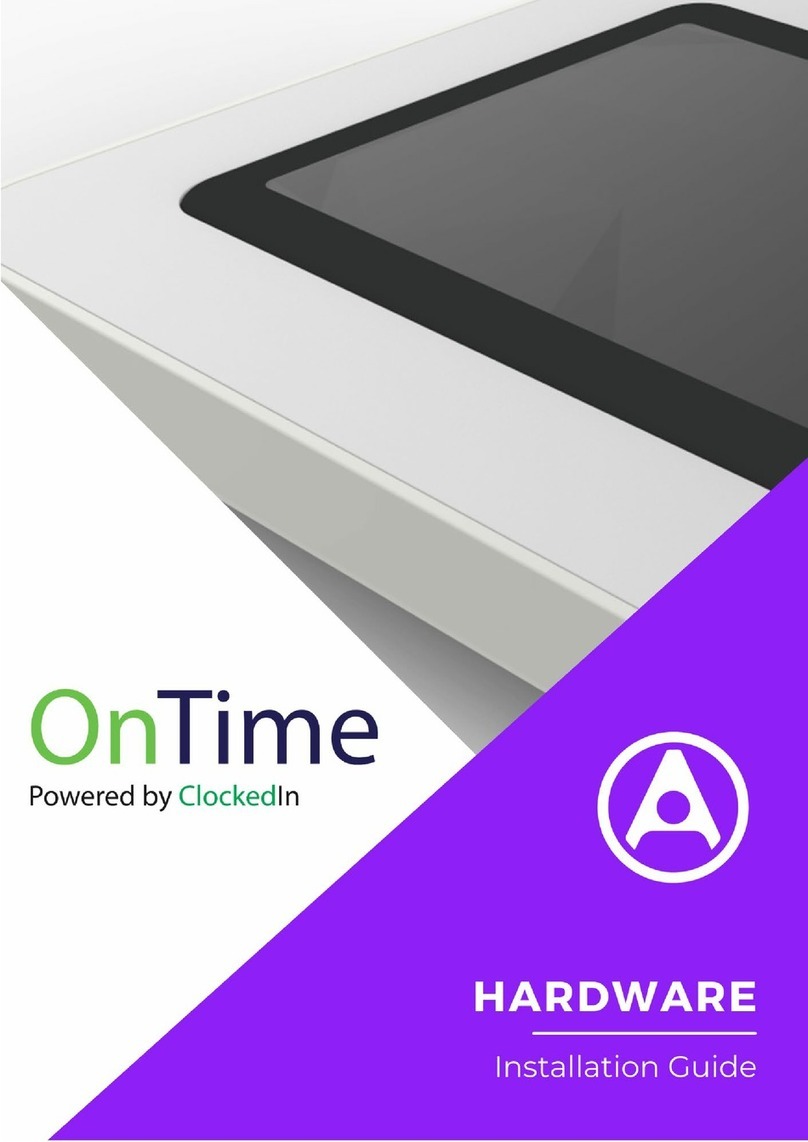 ClockedIn OnTIme Hardware installation guide