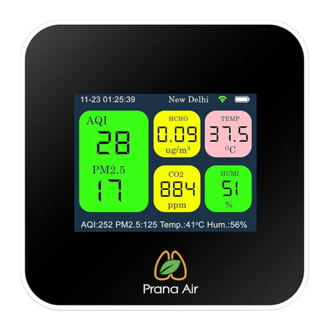Prana Air CAIR+ quick start guide