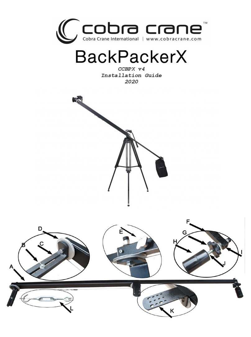 cobra crane BackPackerX installation guide