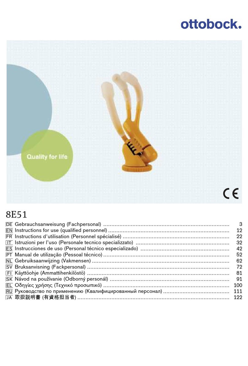 Otto Bock 8E51 Instructions for use