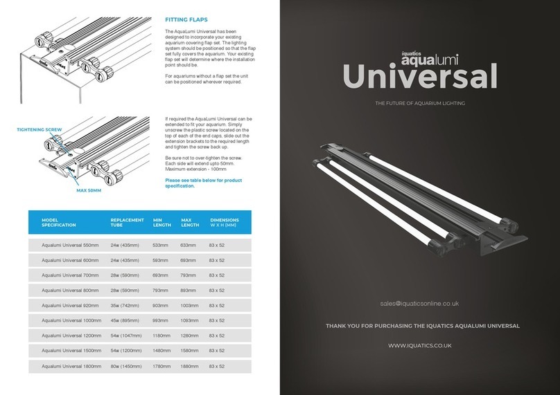 iquatics Aqualumi Universal quick start guide