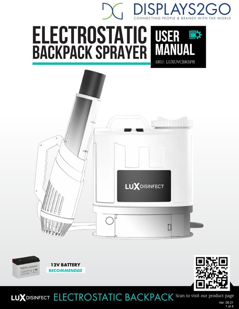 LuxUVC LUXUVCBKSPR user manual