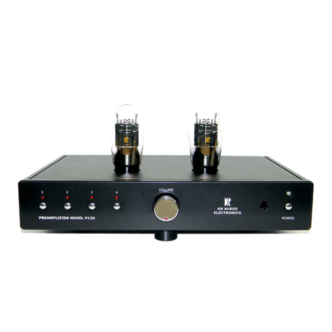 KR Audio Electronics P135 user manual