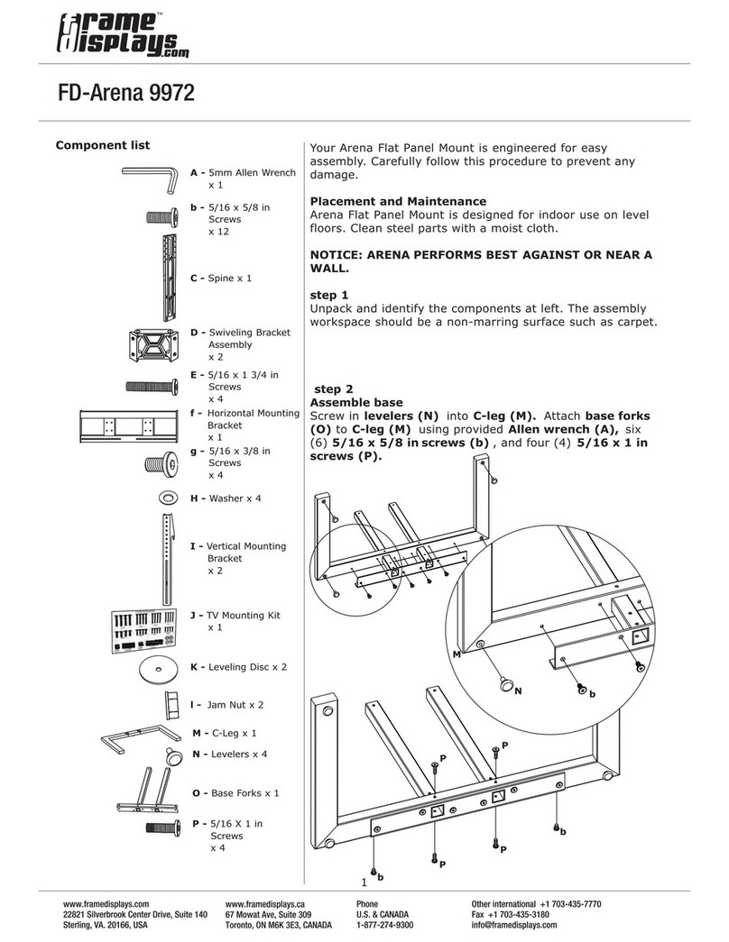 CNS Frame Displays FD-Arena 9972 manual