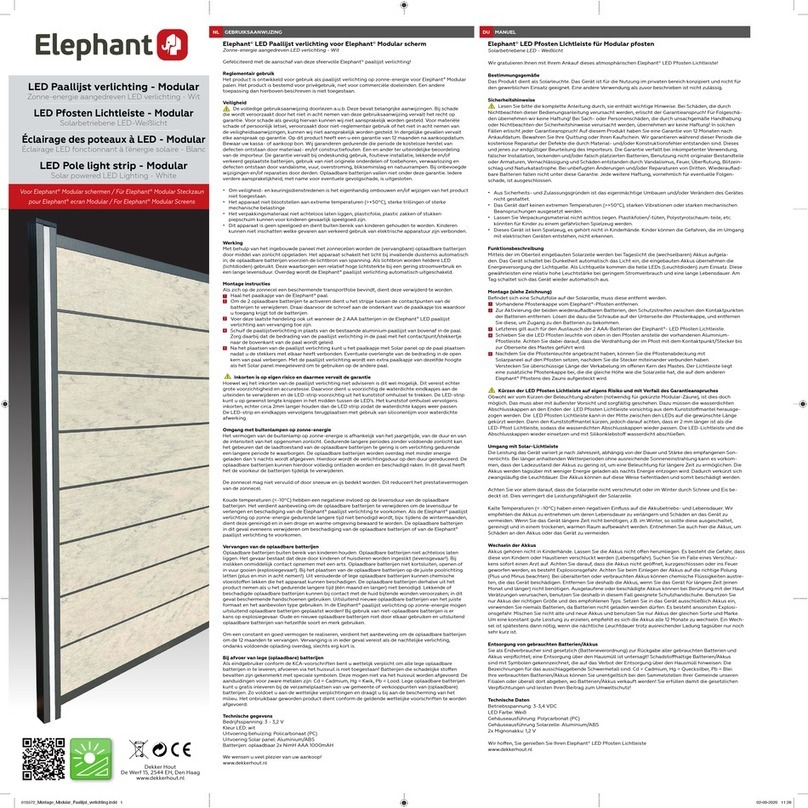 Dekker Hout Elephant manual