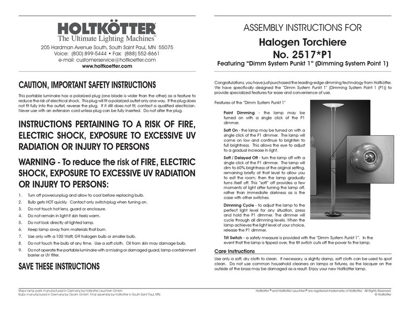 HOLTKÖTTER NAUTICUS 2517 P1 Series Assembly instructions HOLTKÖTTER NAUTICUS 2517 P1 Series Assembly instructions