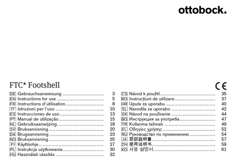 Otto Bock FTC Series User manual