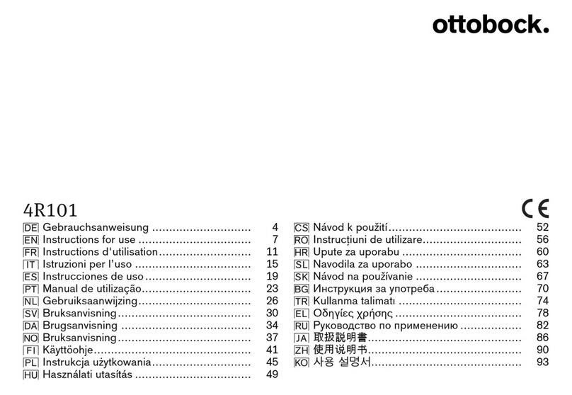 Otto Bock 4R101 User manual