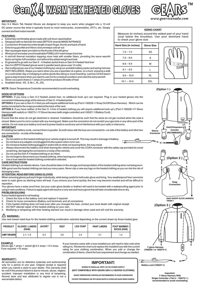 GEARS Gen X-4 User manual