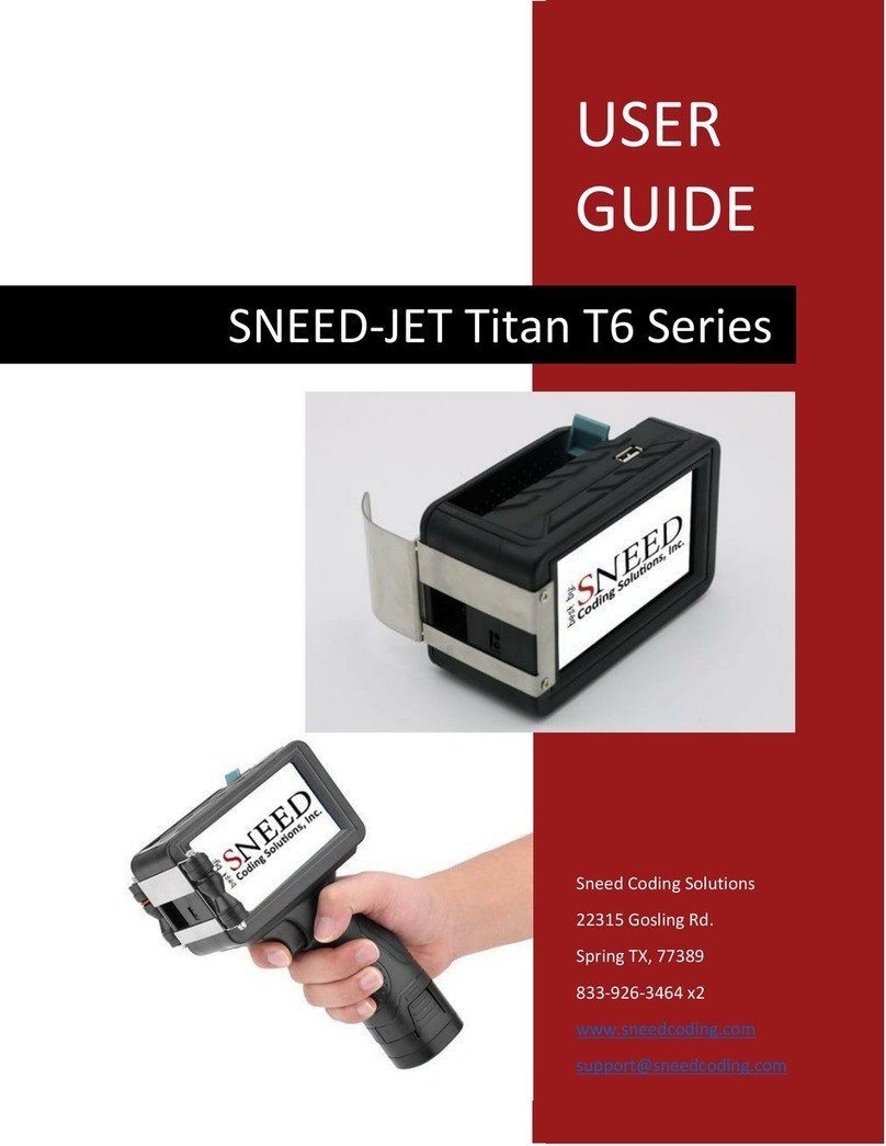 SNEED Coding Solutions JET Titan T6 Series user guide SNEED Coding Solutions JET Titan T6 Series user guide