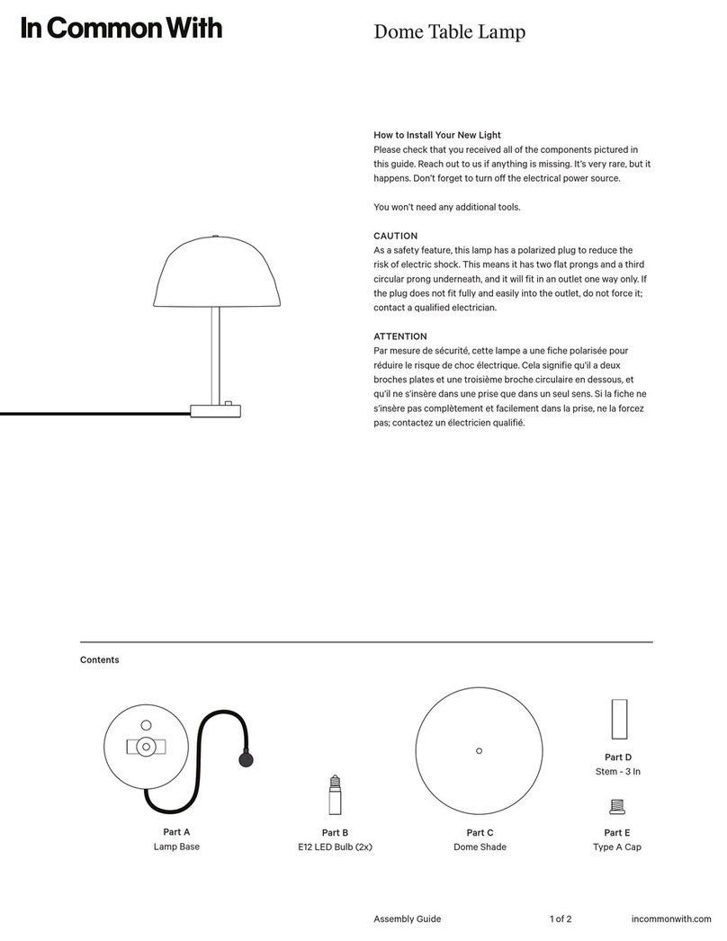 In Common With Dome Assembly guide