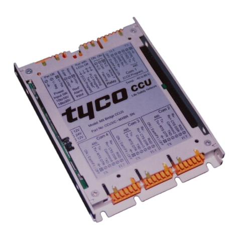 Tyco CCU3/C-4100 Installation and configuration manual