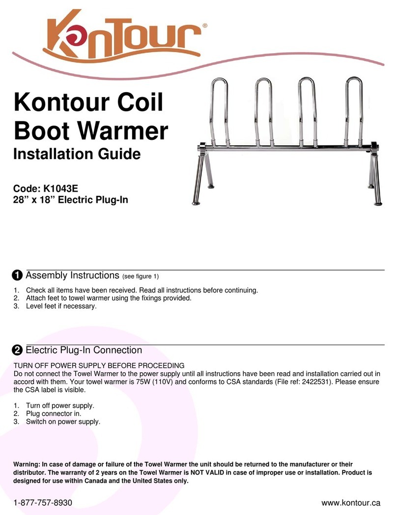 Kontour K1043E installation guide