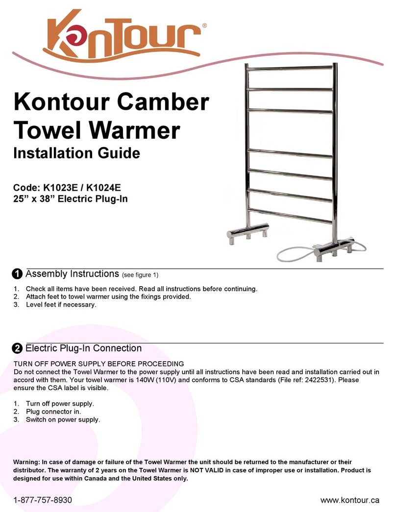 Kontour K1023E installation guide