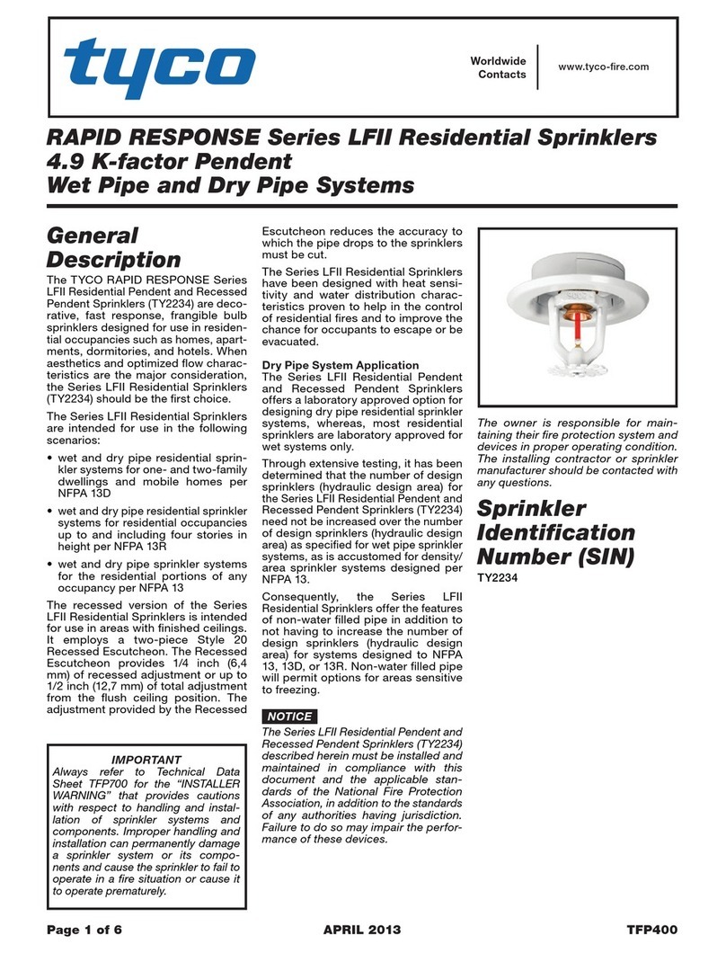 Tyco Rapidresponse LFII Series manual