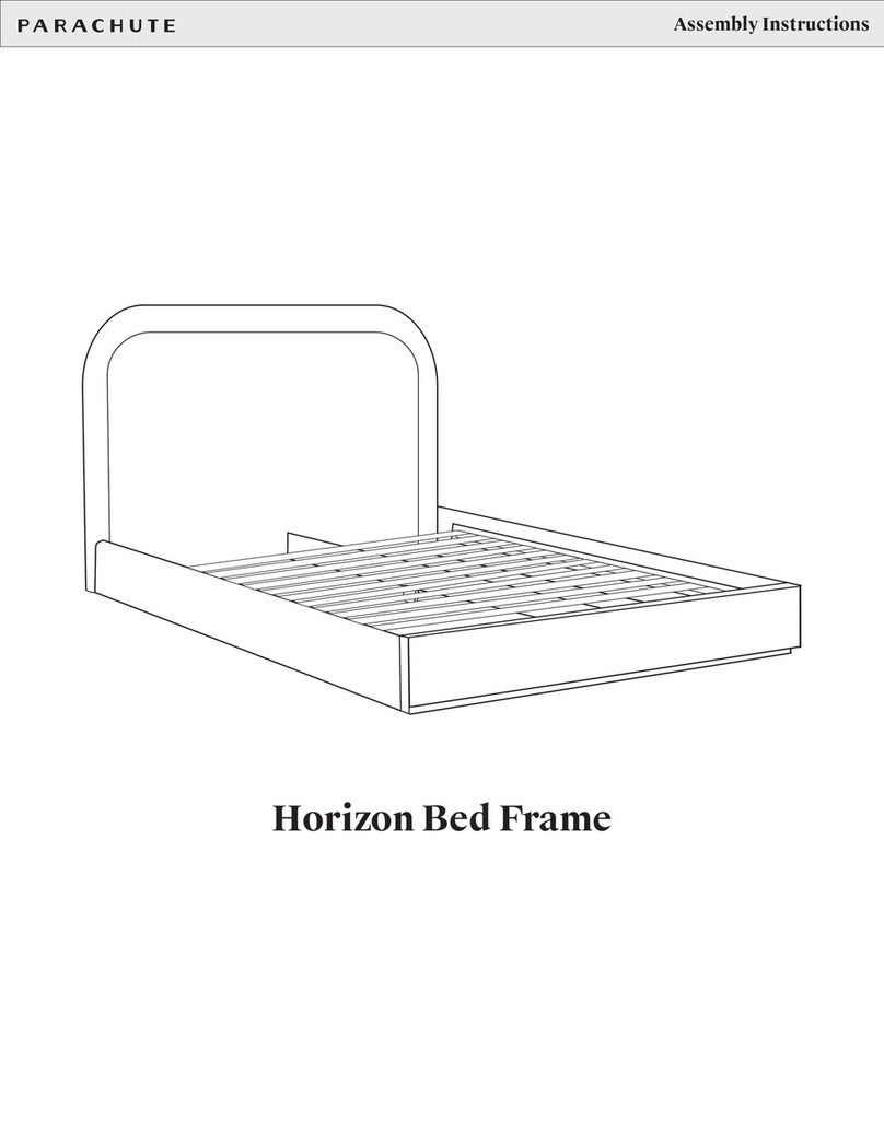 Parachute Horizon Bed Frame Assembly instructions