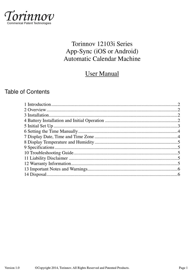 Torinnov 12103i Series user manual