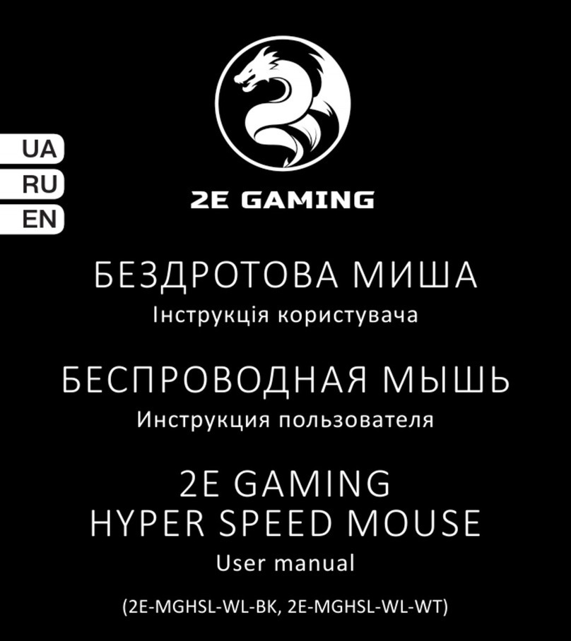 2E GAMING 2E-MGHSL-WL-BK User manual