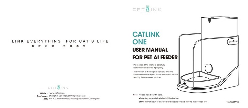CatLink One Pet AI Feeder user manual CatLink One Pet AI Feeder user manual
