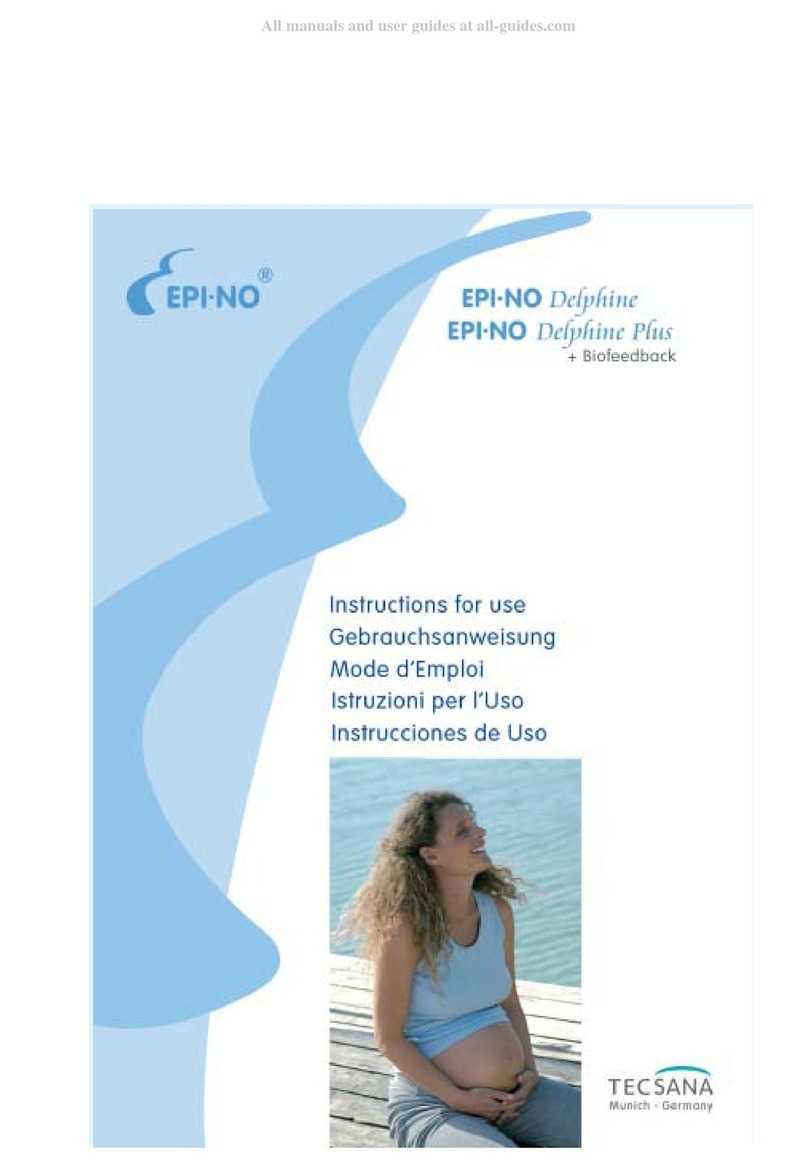 Tecsana EPI-NO Delphine + Biofeedback Instructions for use