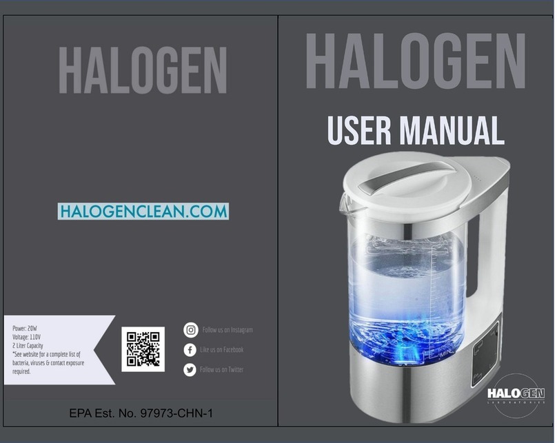 Halogen 97973-CHN-1 user manual