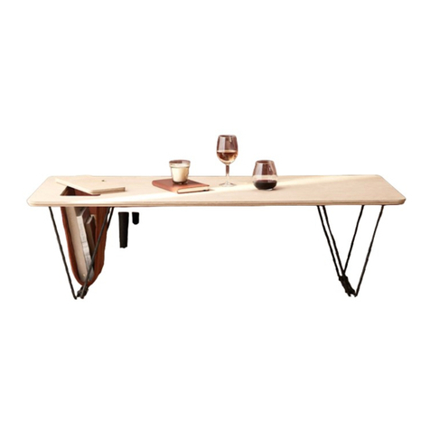 Inside Weather HAYES COFFEE TABLE User manual