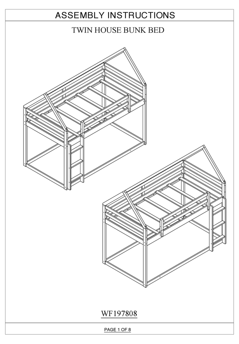 GODEER TWIN HOUSE WF197808 Assembly instructions