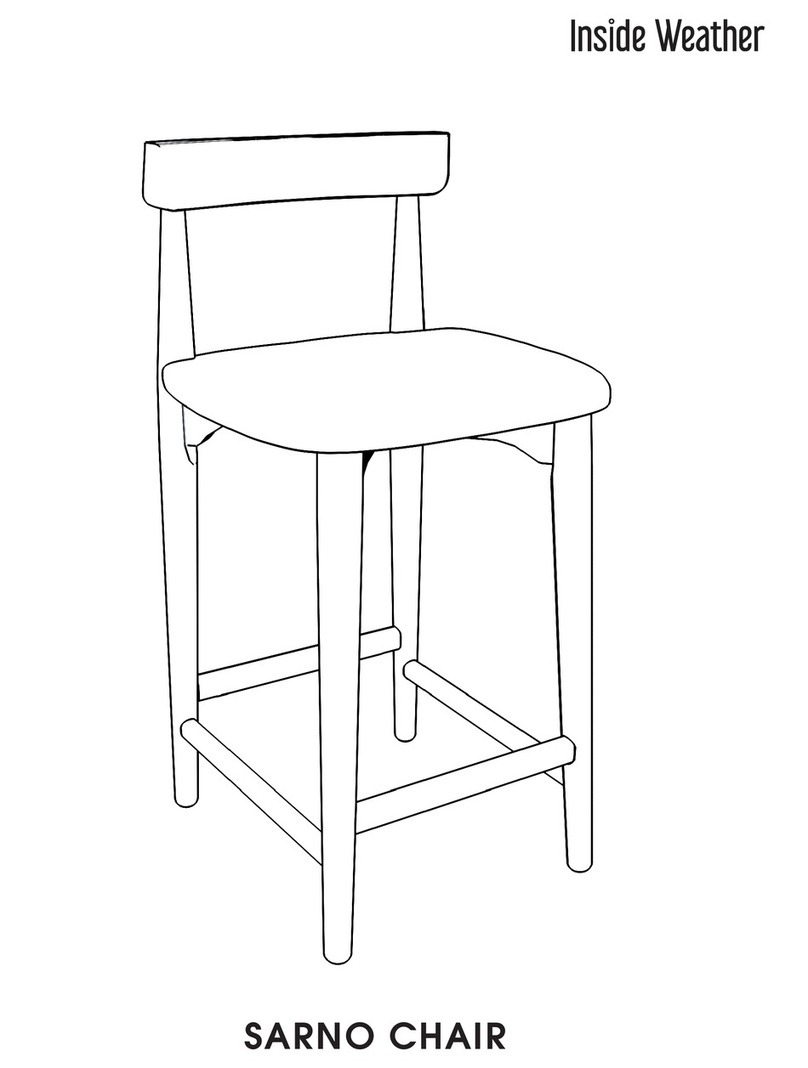 Inside Weather SARNO CHAIR User manual Inside Weather SARNO CHAIR User manual