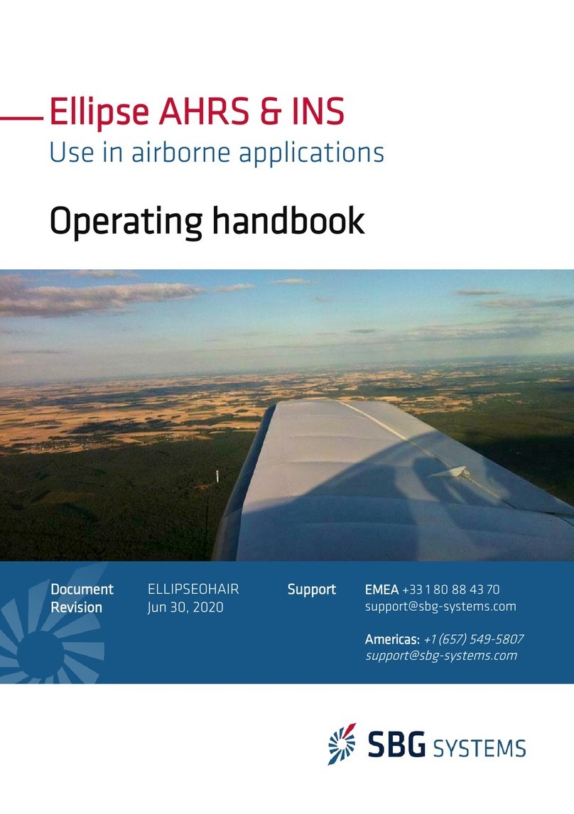 SBG Systems Ellipse Series Operating handbook