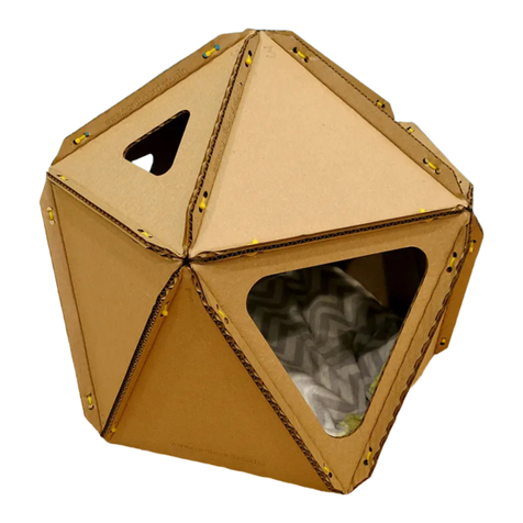 Cardboard Studio I-COZY-hedron Assembly instructions