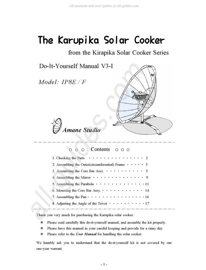 Amane Studio Kirapika Solar Cooker Series Do-It-Yourself Manual