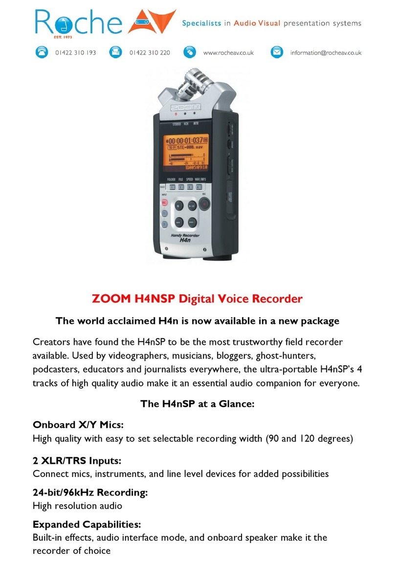 Roche ZOOM H4NSP manual